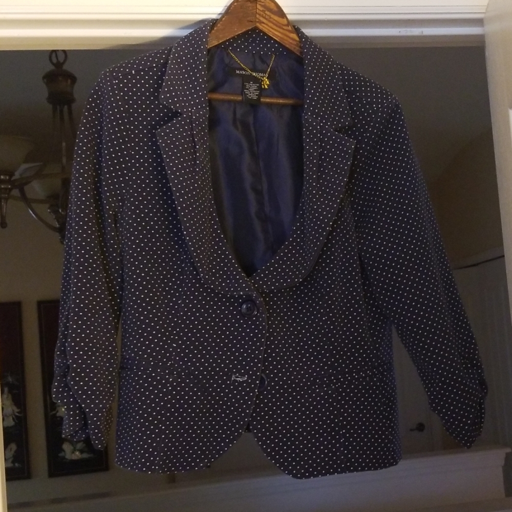 Polka Dot Blazer